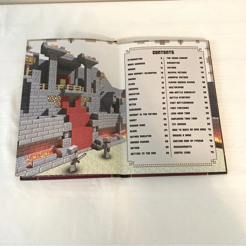 Minecraft Combat Handbook Hardcover by Mojang 2014